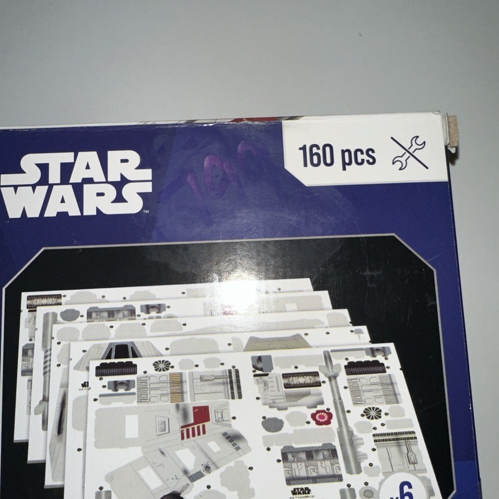 4D Build Star Wars T-65 X Wing Starfighter 3D Model Kit 160 pc BRAND NEW - Picture 3 of 3
